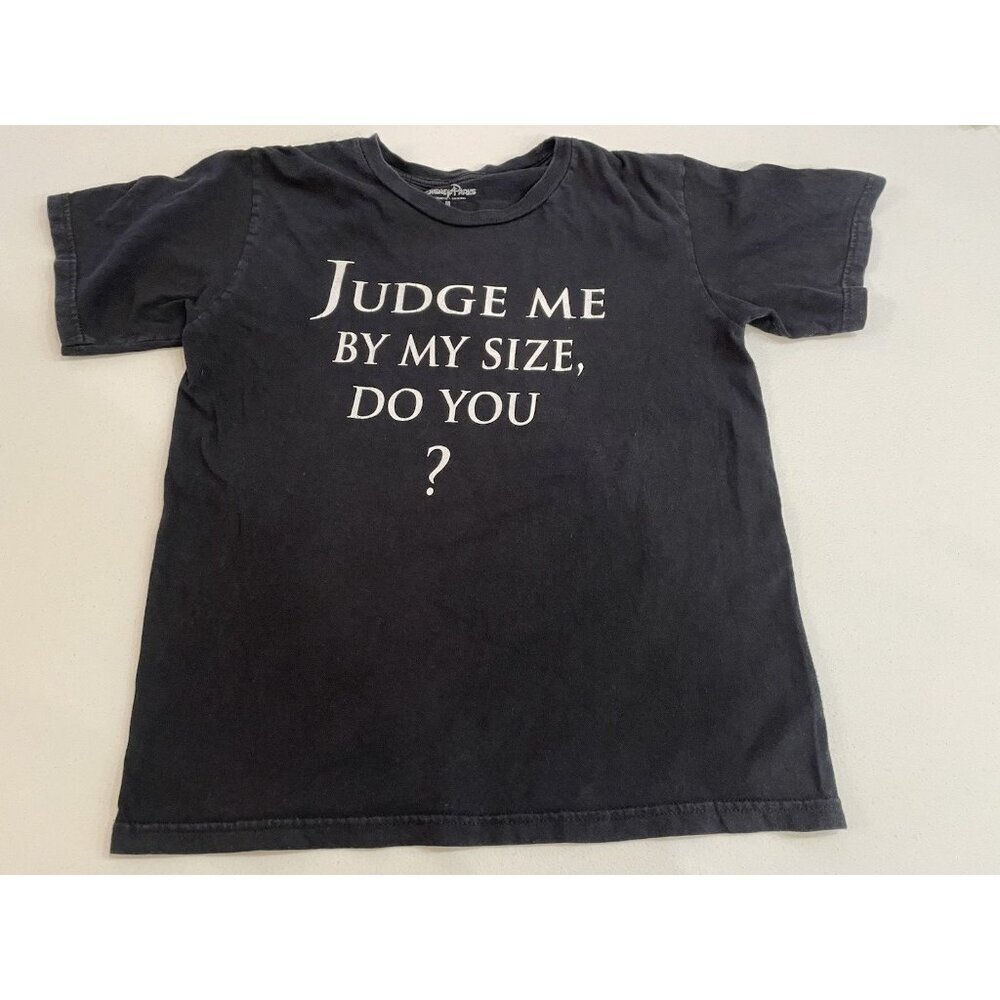 Disney Star Wars TShirt YOUTH Medium Yoda Judge‎ Me By My Size Do You? Vintage